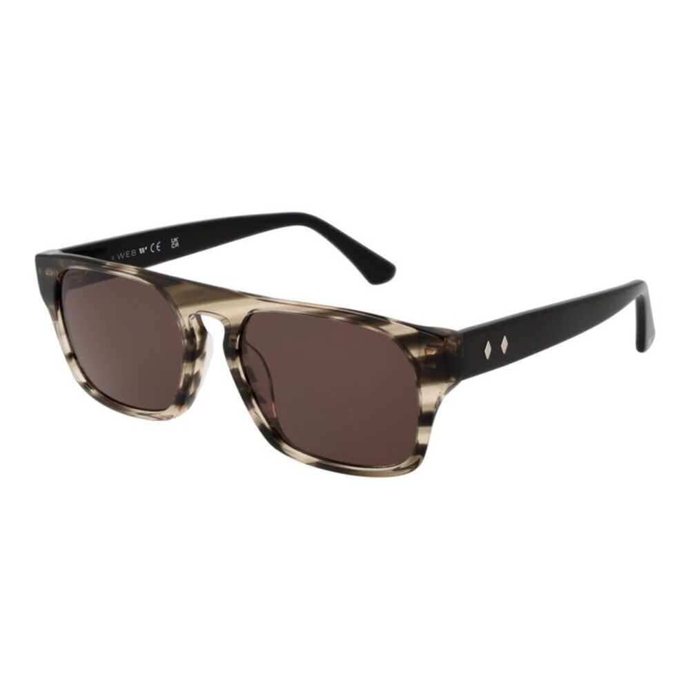 Web Gray Acetate  Sunglasses